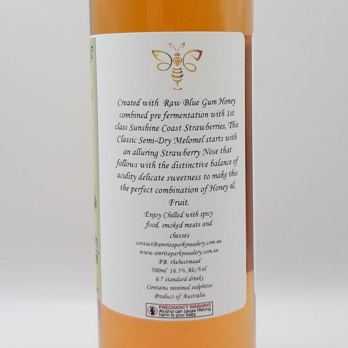 Semi Dry Strawberry Melomel Winter 2023 - Image 2