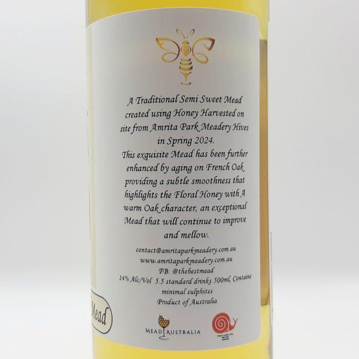 Amrita Honey Traditional Mead Spring 2024 - Image 2